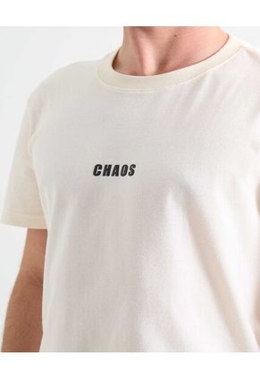 Camiseta Para Hombre Manga Corta Cuello Redondo Color Marfil Marca Seven Seven #45092661