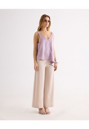 Blusa Para Mujer Manga Sisa Color Lila Marca Seven Seven #28124088