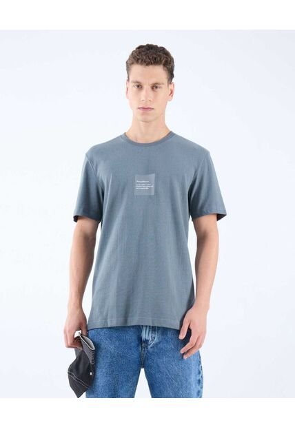 Camiseta Para Hombre Manga Corta Color Verde  Marca Seven Seven #45092619