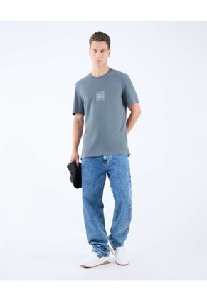 Camiseta Para Hombre Manga Corta Color Verde  Marca Seven Seven #45092619