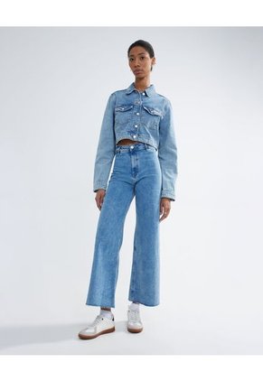 Jean Para Mujer Retro Color Azul Claro Marca Seven Seven #28160853