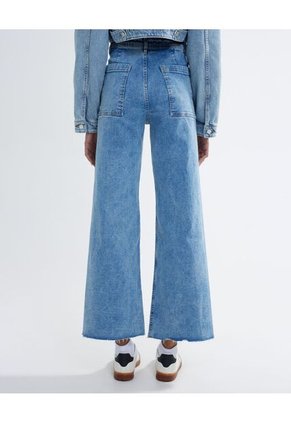 Jean Para Mujer Retro Color Azul Claro Marca Seven Seven #28160853