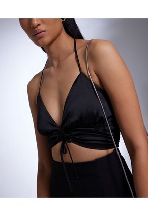 Blusa Para Mujer Manga Sisa Color Negro Marca Seven Seven #28123728