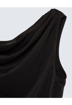 Blusa Para Mujer Manga Corta Color Negro Marca Seven Seven #28124052