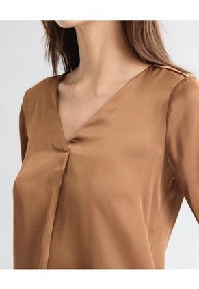 Blusa Para Mujer Manga 3/4 Color Taupe Marca Seven Seven #28124029