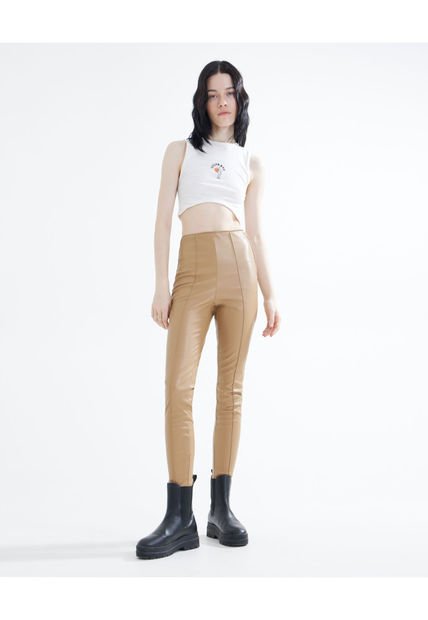 Pantalon Para Mujer  Color Camel Marca Seven Seven #28071630