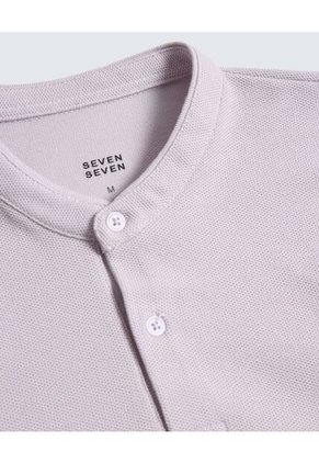 Polo Para Hombre Cuello Mao  Color Lila Marca Seven Seven #45110858