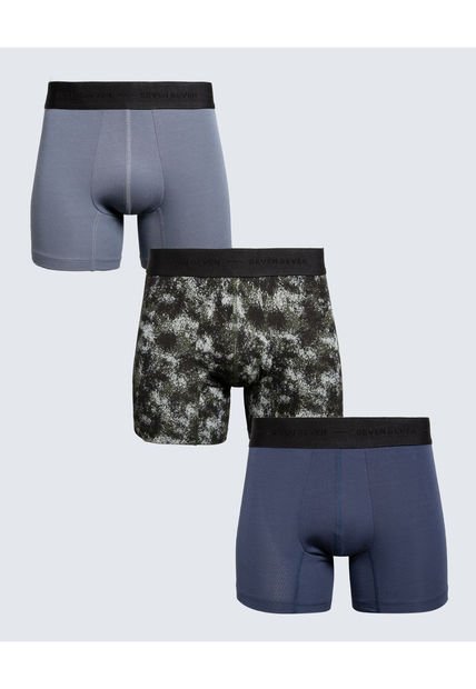 Boxer Para Hombre Fleat Seamer Corto Color Azul Oscuro Marca Seven Seven #45000368