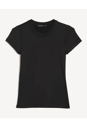 Camiseta Para Mujer Manga Corta Cuello Redondo Color Negro Marca Seven Seven #28096558 Seven Seven