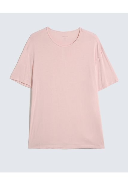 Camiseta Para Hombre Manga Corta Color Rosado Marca Seven Seven #45092420