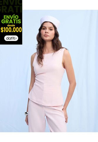 Blusa  Para Mujer Manga Sisa Color Rosado Marca Seven Seven #28124163 Seven Seven