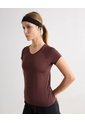 Camiseta Deportiva Manga Corta  Para Mujer Café Seven Seven de Seven Seven