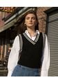 Chaleco  Mujer Seven Algodón Negro 28250099-10 de Seven Seven