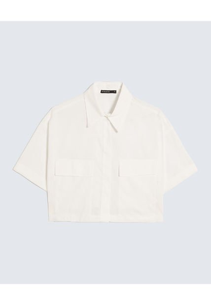 Blusa Para Mujer Manga Corta Color Crudo Marca Seven Seven #28124051