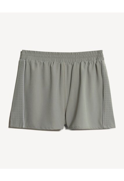 Short Running Con Boxer Interno  Para Mujer Verde Seven Seven