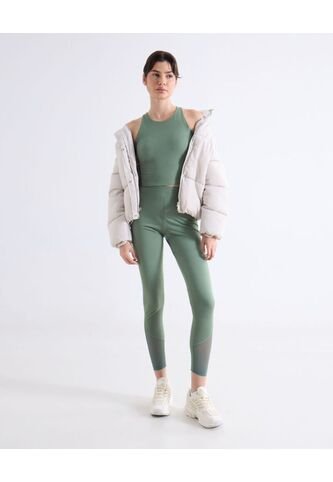 Leggins Ajustado Deportivo  Para Mujer Verde Seven Seven Seven Seven
