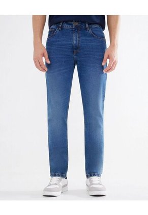 Jean Para Hombre Slim Color Azul Medio Marca Seven Seven #45160503