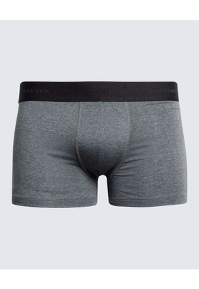 Pack X 3 Bóxer Corto X3 Para Hombre Gris Seven Seven