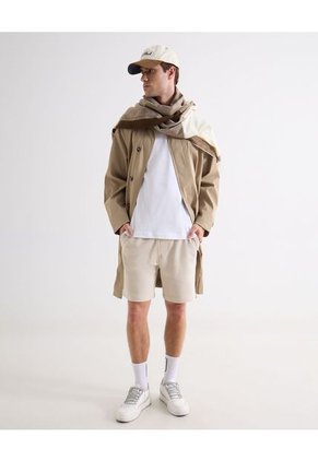 Camiseta Para Hombre Manga Corta Cuello Redondo Color Crudo Marca Seven Seven #45092824