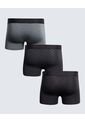 Pack X 3 Bóxer Corto X3 Para Hombre Gris Seven Seven de Seven Seven