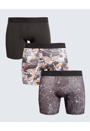 Pantaloncillo Para Hombre Boxer Filete Medio Color Negro Marca Seven Seven #45000379