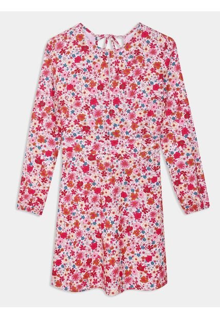 Vestido Manga Larga Mujer Seven Poliéster Rosado 28171076-2431