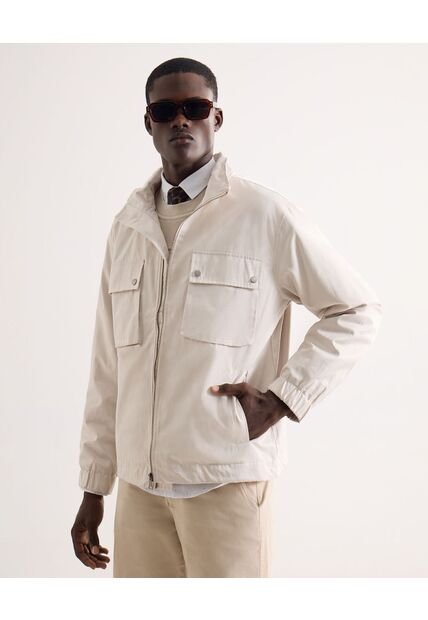 Chaqueta Para Hombre Trucker Color Beige Marca Seven Seven #45080462