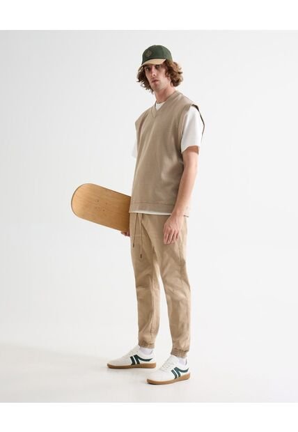 Pantalón Para Hombre Jogger Color Café Marca Seven Seven #45071104