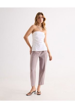 Camiseta Para Mujer Straple Color Marfil Marca Seven Seven #28096474