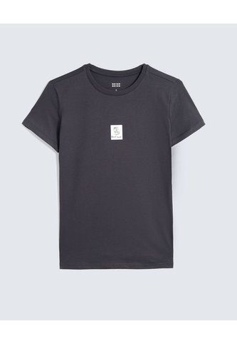 Camiseta Estampada Good Luck  Para Mujer Negro Seven Seven Seven Seven