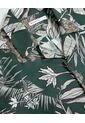 Camisa Resort Estampada  Para Hombre Verde Seven Seven de Seven Seven