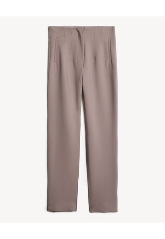 Pantalón Culotte Con Cintura Estructurada  Para Mujer Café Seven Seven Seven Seven