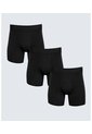 Pack X 3 Bóxer Medio X3 Para Hombre Negro Seven Seven de Seven Seven
