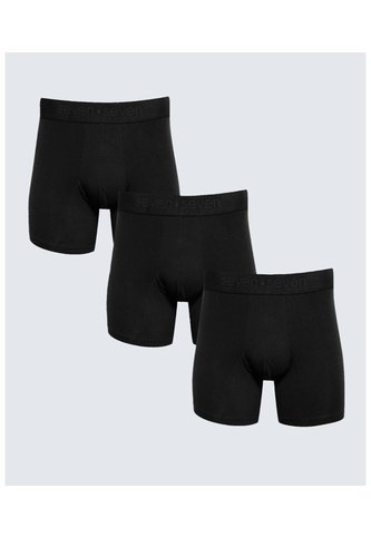 Pack X 3 Bóxer Medio X3 Para Hombre Negro Seven Seven Seven Seven