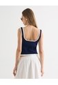Camiseta Para Mujer Manga Sisa Moda Color Azul Marca Seven Seven #28096290 de Seven Seven