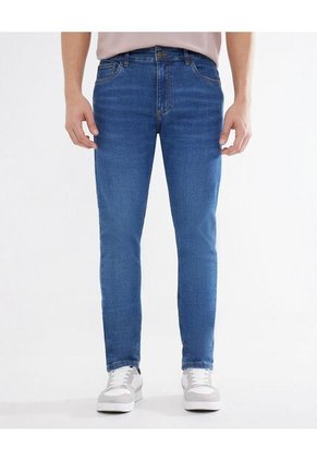 Jean Para Hombre Skinny Color Azul  Marca Seven Seven #45160509