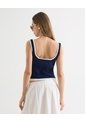 Camiseta Para Mujer Manga Sisa Moda Color Azul Marca Seven Seven #28096290 de Seven Seven