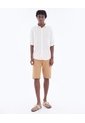 Camisa En Efecto Lino  Para Hombre Marfil Seven Seven de Seven Seven