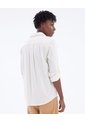 Camisa En Efecto Lino  Para Hombre Marfil Seven Seven de Seven Seven