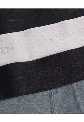 Pack X3 Boxer Medio X3 Para Hombre Azul Seven Seven