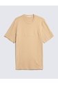 Camiseta Con Bordado  Para Hombre Beige Seven Seven de Seven Seven