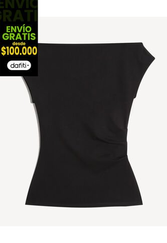 Camiseta Para Mujer Crop Top Color Negro Marca Seven Seven #28096594 Seven Seven