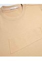 Camiseta Con Bordado  Para Hombre Beige Seven Seven de Seven Seven