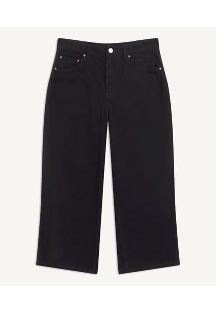 Jean Culotte Mujer Seven Algodón Negro 28160627-10