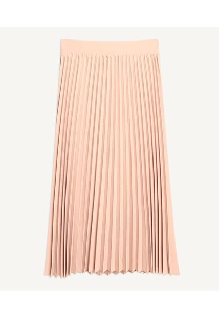 Falda Largo Mujer Seven Poliéster Beige 28140812-80233