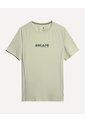 Camiseta Deportiva Estampada  Para Hombre Verde Seven Seven de Seven Seven