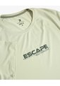 Camiseta Deportiva Estampada  Para Hombre Verde Seven Seven de Seven Seven