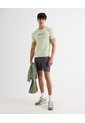 Camiseta Deportiva Estampada  Para Hombre Verde Seven Seven de Seven Seven