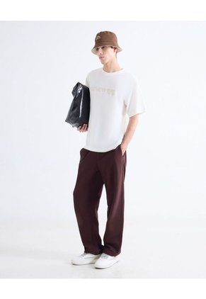 Camiseta Estampada Somewhere  Para Hombre Crudo Seven Seven