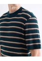 Camiseta Tejida Con Textura  Para Hombre Verde Seven Seven de Seven Seven